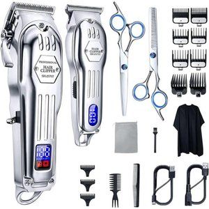 Hair Clippers Professional Cordless for Men,Barber Clippers for Hair Cutting Kit